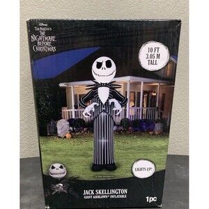 Disney Halloween Nightmare Before Christmas 10 ft Jack Skellington Inflatable